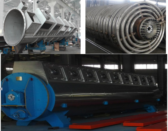 Large Drying Capacity Animal Rendering Machine Coil Dryer For Slaughter House
