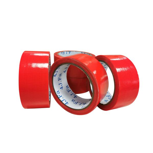 Wholesale Price Single Sided Waterproof Red Fiber Cloth Tape