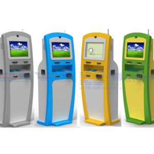 China Free Standing Touch Screen Hotel Lobby Kiosk With Telephone wholesale