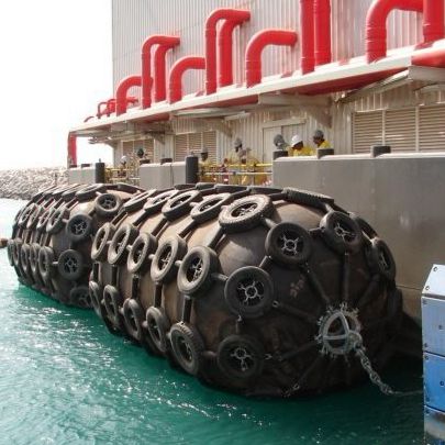 Yokohama Type Custom Boat Pneumatic Rubber Fenders Easy Installed