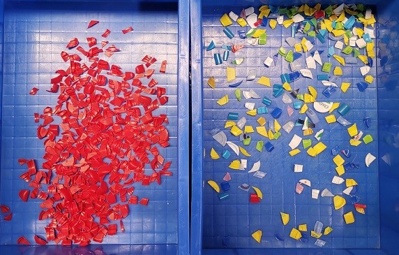 Intelligent LED Lamps 5400 pixel Plastic Sorting Machine