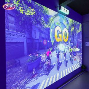 China 1920*1200 Projector Bicycle Simulator Virtual Reality Exercise Games wholesale