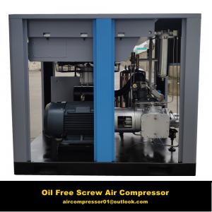 China screw 100 hp silent air compressors long life oil lubricant air compressor on sale