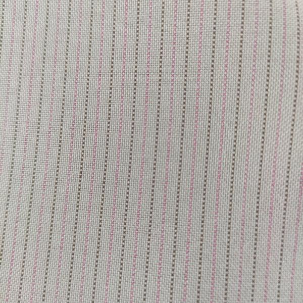 Medium Weight Suit and Workwear Fabric Polyester Cotton Like Dyed Yarn Stripe Fabric