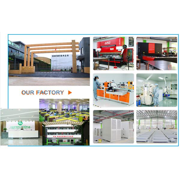 Unit Standard Dust Free Ffu Clean Room Modular Quickly Installation