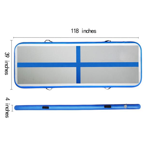 5m , 6m ,10m ,12m Water Floating Inflatable Air Track For Gym Outdoor Or Indoor