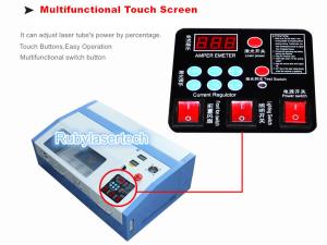 China LCD Screen Ruida Works DSP Control USB Interface for Computer Control 3020 CO2 Laser Engraving Machine for DIY Design Ad on sale