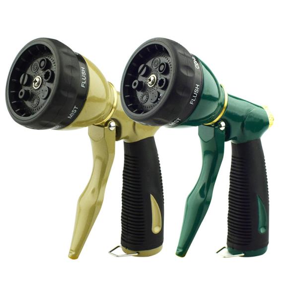 Quality Powerful SGS 8 Patterns Garden Hose Spray Gun for sale