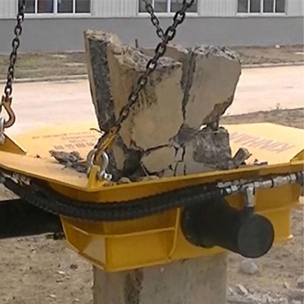 Customized Color KP500S Hydraulic Excavator Mounted Concrete Pile Breaker Head Cutter For Construction