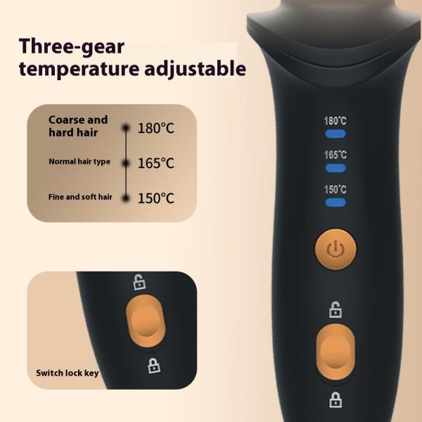 Professional Hair Curler with Three Temperature Gears 45W Power and 110-240V Voltage for Home Salon and Travel Use