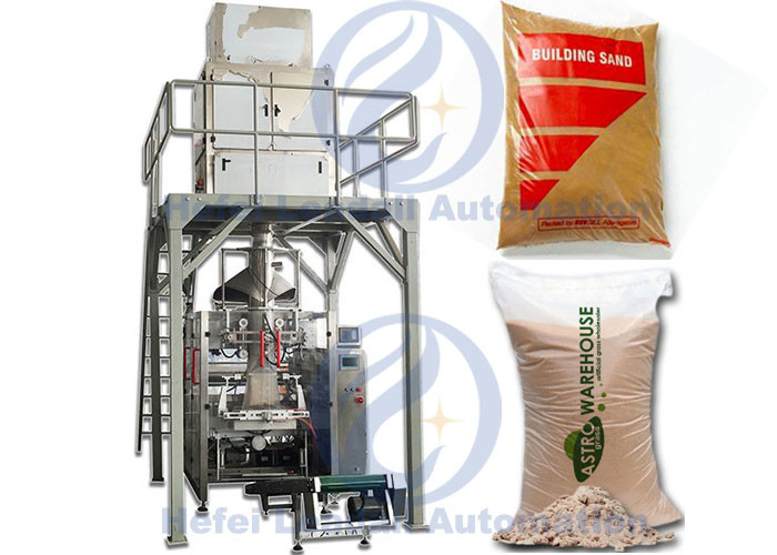 China Building Sand Vertical Form Fill Seal Machine , Vertical Packing Sealing Machine wholesale