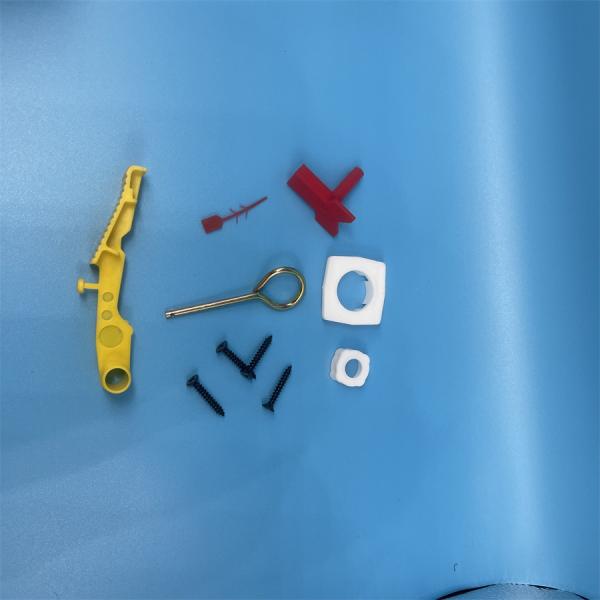 Side profile of high-output discharge nozzle for fire extinguisher