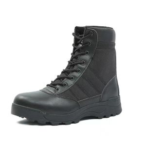 Customization Durable Black Boots Tactical Combat Boot Men Leather Military