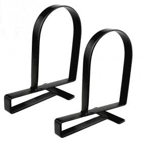 China Iron Heavy-Duty Clamped Book Ends for Shelves Non-Skid Book Stoppers Supports Brackets wholesale