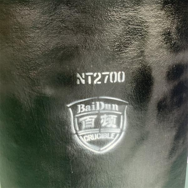 2.21-2.25g/cm3 Large Graphite Crucible Cylindrical Metal Foundry Crucible In Laboratory