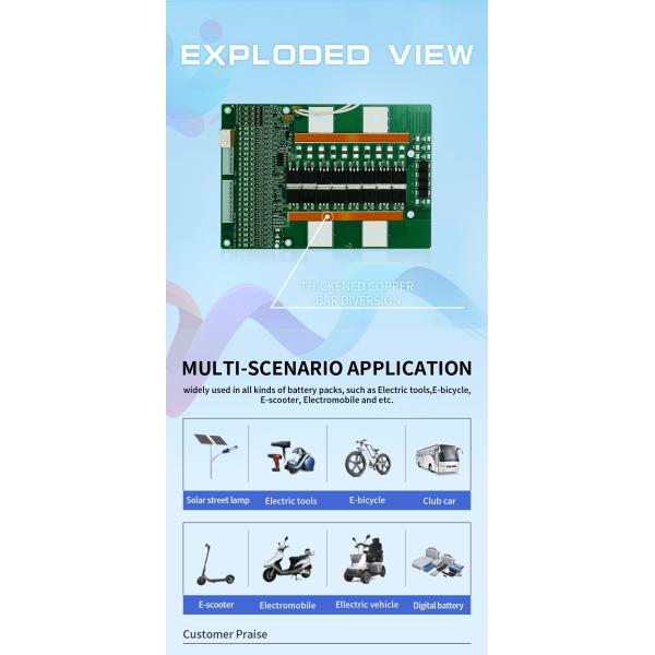 KLS 12v Bms Lithium Ion Batteries 10a 15a 30a 40a 50a 60a 80a 100a 200a With Balance Li-ion 3s Bms