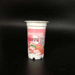 China 90mm Cover PP Disposable Yogurt Cups With Lids  320ml ODM wholesale