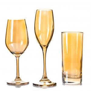 China 2022 New Color Lead-Free Crystal Glass Goblet Glass Gift Wine Glass Set wholesale