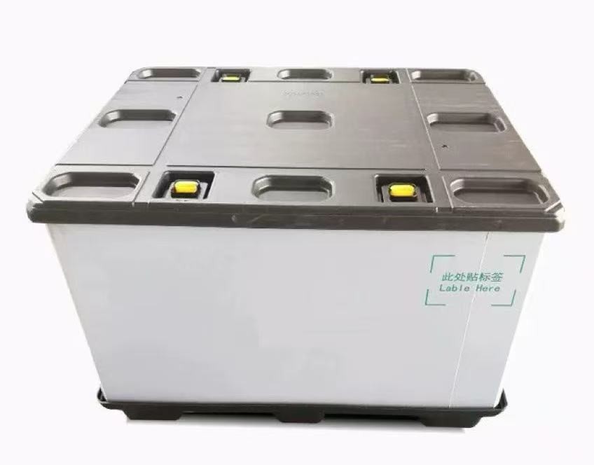 China Coaming Collapsible Pallet Container Recyclable Plastic Moving Container Customized on sale