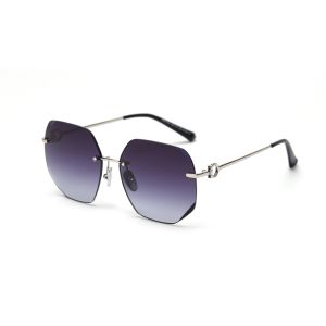 Buy cheap Frameless Sunglasses Gradient Sunglasses Women'S Metal Frame Polarized Vintage from wholesalers