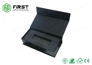 China Matte Black High End Gift Boxes Customized Logo Cardboard Gift Box Packaging wholesale