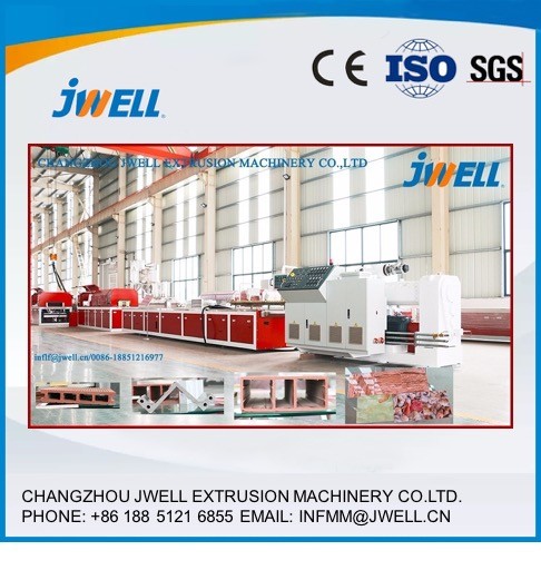 China Automatic extruder line for manufacturing PVC/WPC profiles wallboard and floor wholesale