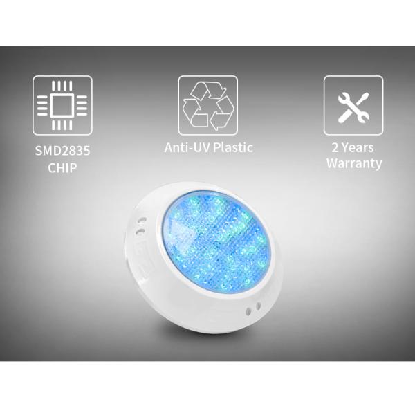 Anti UV 6W 10W Spa Pool Lights , 150MM Surface Mount LED Pool Light
