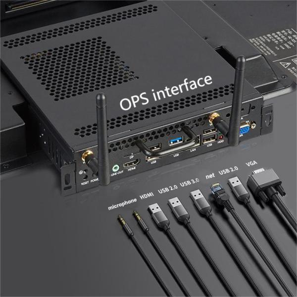 120G ROM Digital LCD Whiteboard Flat Panel For School Classroom 55 65 75 85 98inch