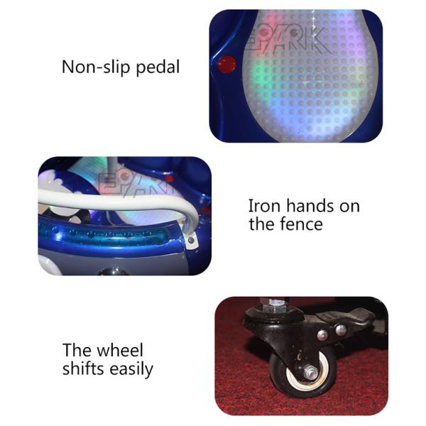 Indoor Out Space Capsule MP5 Coin Operated Machine Double Parent-Child Ride