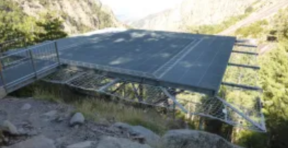 Welded Walkway Floor Galvanized Steel Gratings 1.2 M Width Q 195 Material