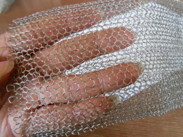 Oil Demister Stainless Steel Filter Wire Mesh,Cable Shielding Security Knitted wire mesh