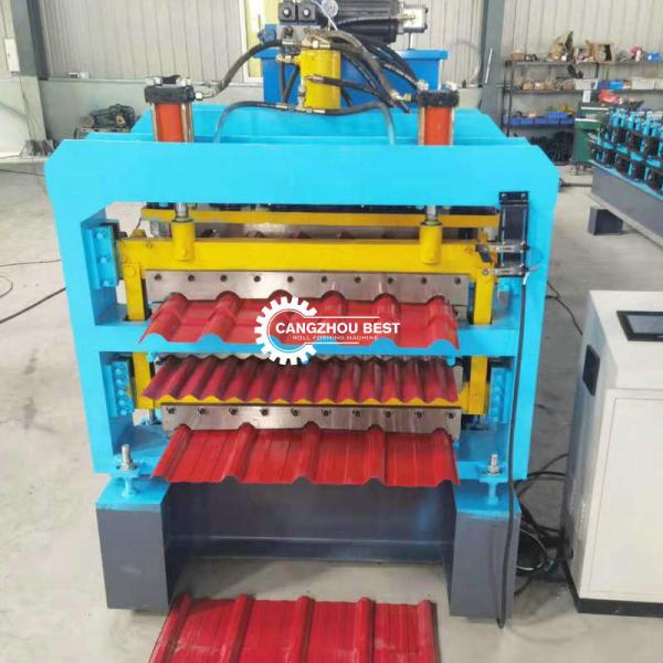 8.5kw Hydraulic Three Layer Ibr Roll Forming Machine