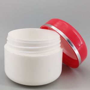 China Pink Screw Cap 45mm 20ml Cosmetic Cream Jars on sale