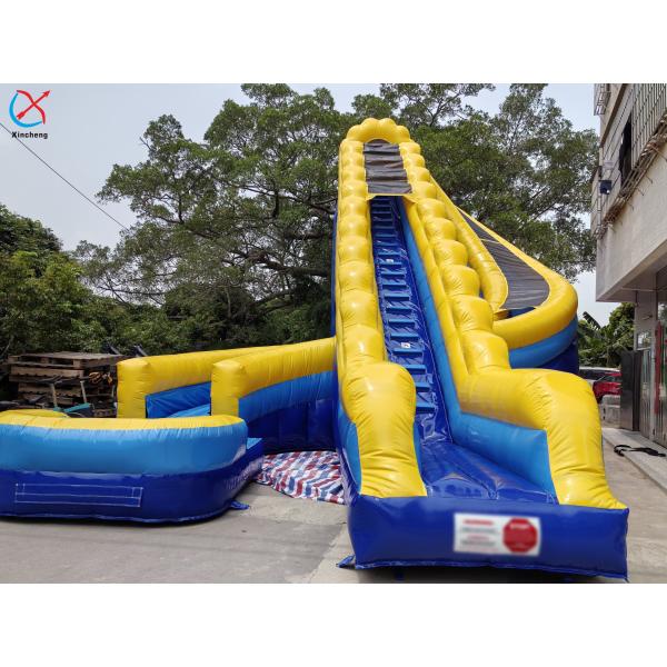 Factory Inflatable Huge Slide Inflatable Double Water Slides Curved Slide Adults