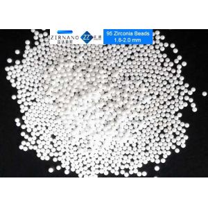 China 95 Zirconia Grinding Media Ceramic Beads High Strength For Electronic Ceramic Slurry Dispersion on sale
