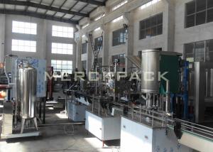 China Small Scale Carbonated Drinks Filling Machine / Carbonated Soft Drinks Bottling Plant wholesale