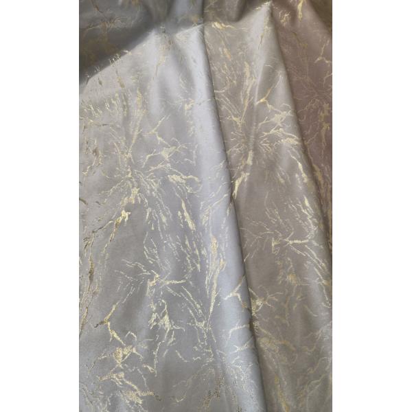 200gsm Metallic Printed Velvet Curtain Fabric Polyester Velvet Fabric