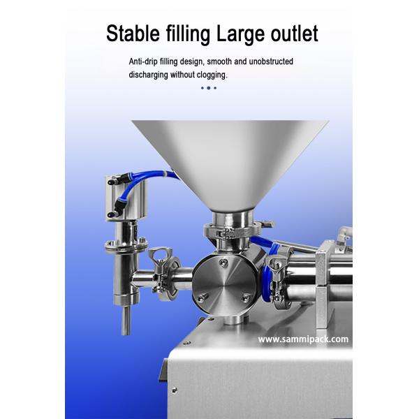 High Quality Stainless Steel Body Semi Automatic Rotor Pump Kimtem Cream Paste Tube Filling Machine