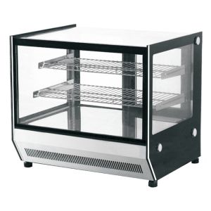 China Square R290 Refrigerated Bakery Display Case With Sliding Glass wholesale