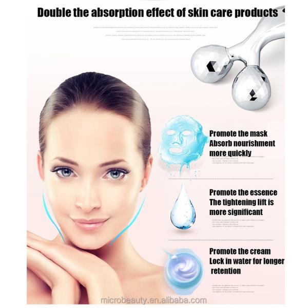 Handheld 3D Face Lift Roller Massager Wireless Remote Control Body Shaping Massager