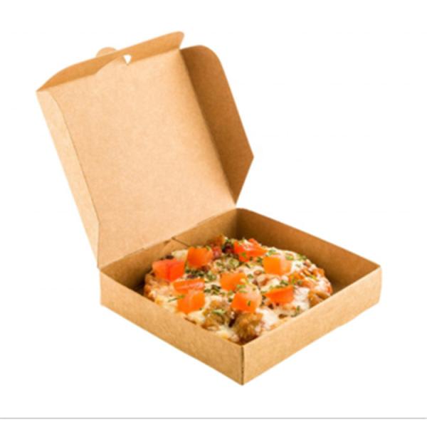 Food Packaging Kraft Pizza Box Use Non Toxic Food Grade Preferred Material