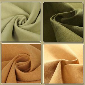 China Durable PU Faux Leather Suede Fabric Material For Show Case on sale