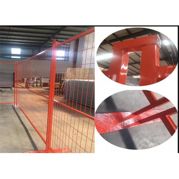 Canada Standard Temporary Net Fencing Hot Dipped Galvanized Eco Friendly