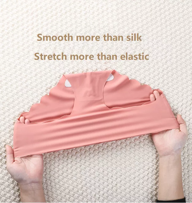 M-XXL Ice Silk Seamless Underwear One Piece Breathable Women Underwear