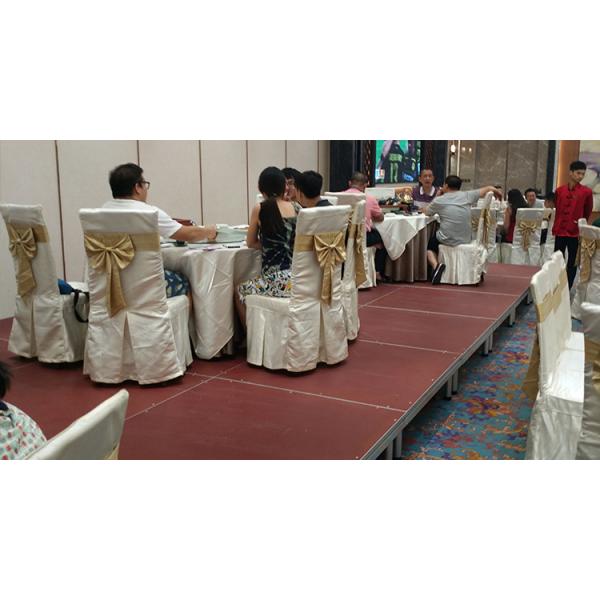 Adjustable aluminum portable stage platform for customized concert