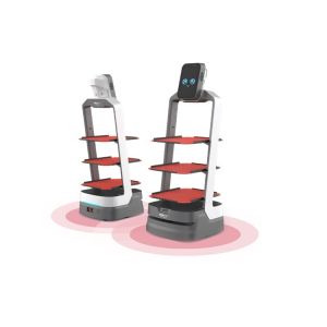 China Food Delivery Robot Waiter With AI Artificial Intelligence Service Robot on sale