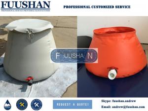 China Fuushan PVC Storage Flexible Onion Water Tank for Irrigation Fire Control Bladders on sale