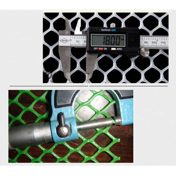 Warp Knitted Craft Plastic Mesh , Plastic Square Mesh With Multi Color