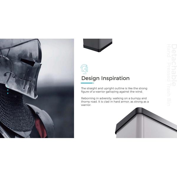 Save Shipping Costs with Detachable Multi-capacity Household sealed Stainless Steel Trash Cans