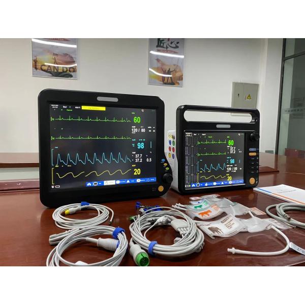 Multiparameter Heart Rate Monitor Veterinary Use Multilanguage With ECG SPO2